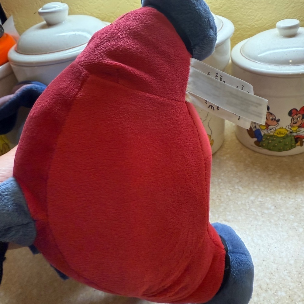 Disney Blue and Red Stitch Plush Toy space alien - Picture 7 of 16